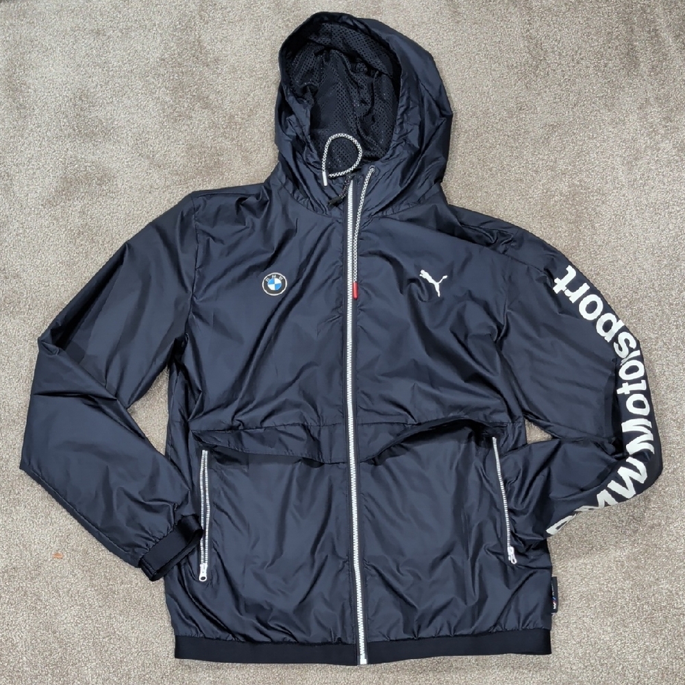 Puma Men's Navy BMW Motorsport Windbreaker